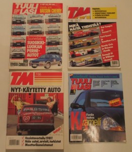 Lehdet, joissa SUzuki PV artikkeleita: TM 7/86 ja 7/92 sekä Tuulilasi 7/87 ja 6/97